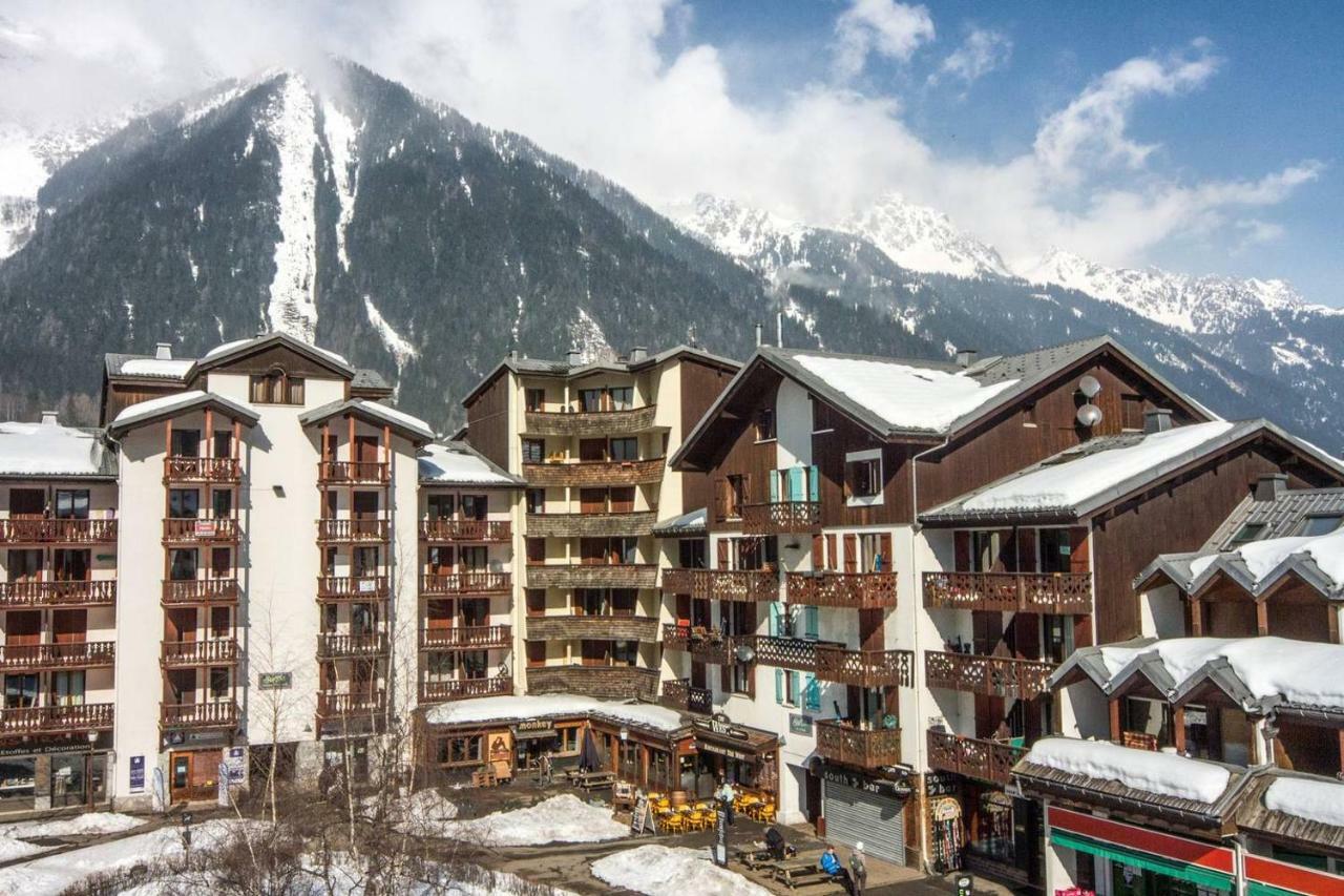 Cozy Chamonix Ski Studio With Mountain Views Екстер'єр фото