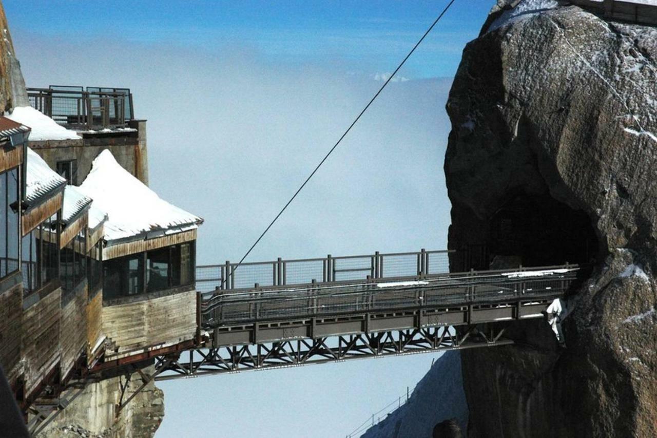 Cozy Chamonix Ski Studio With Mountain Views Екстер'єр фото
