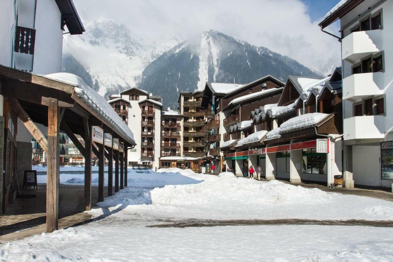 Cozy Chamonix Ski Studio With Mountain Views Екстер'єр фото